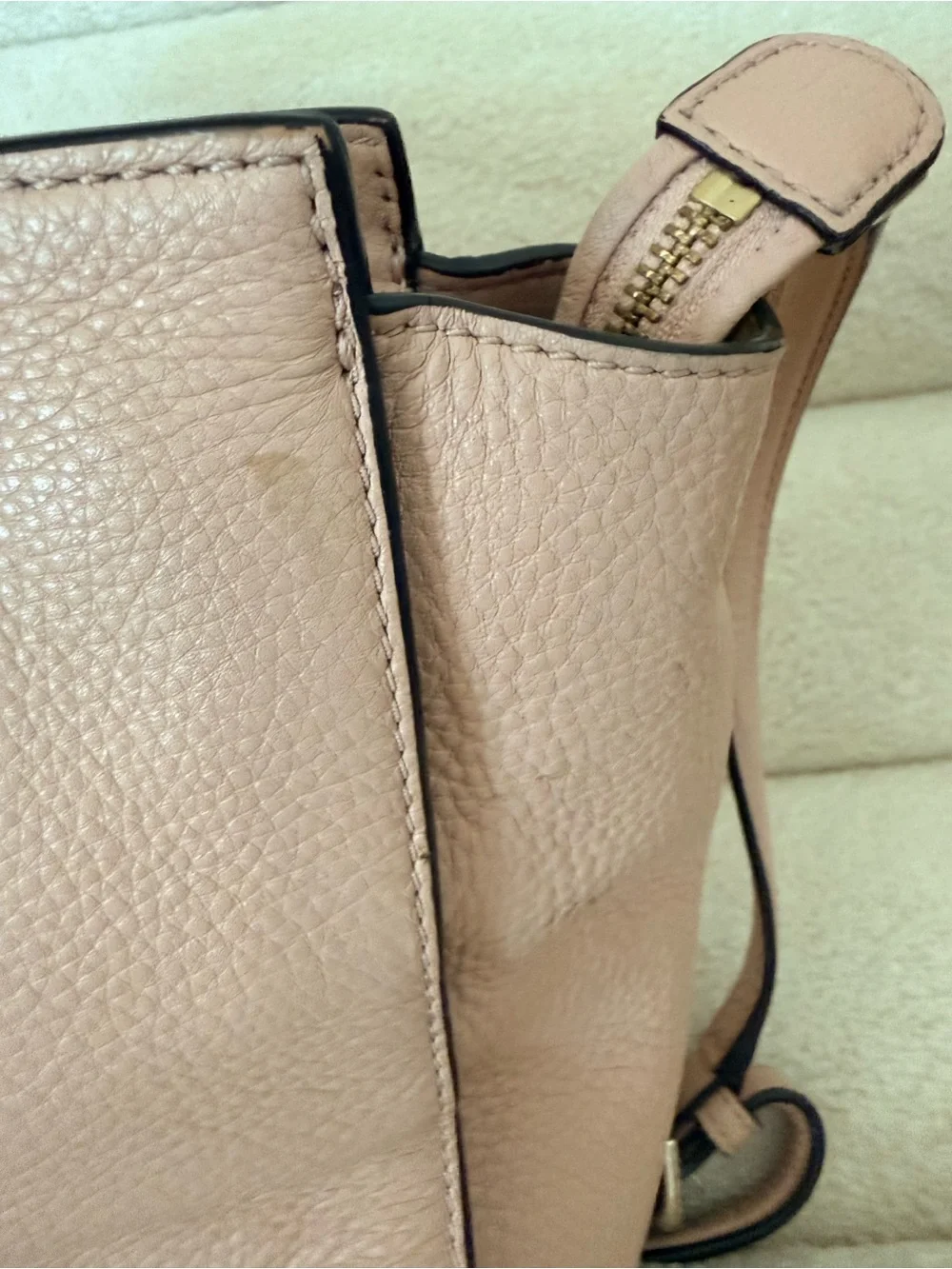 kate spade New York Jackson Medium Satchel - Blush Pink Leather